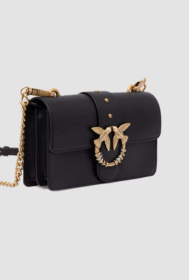Borsa mini Love One donna nero 