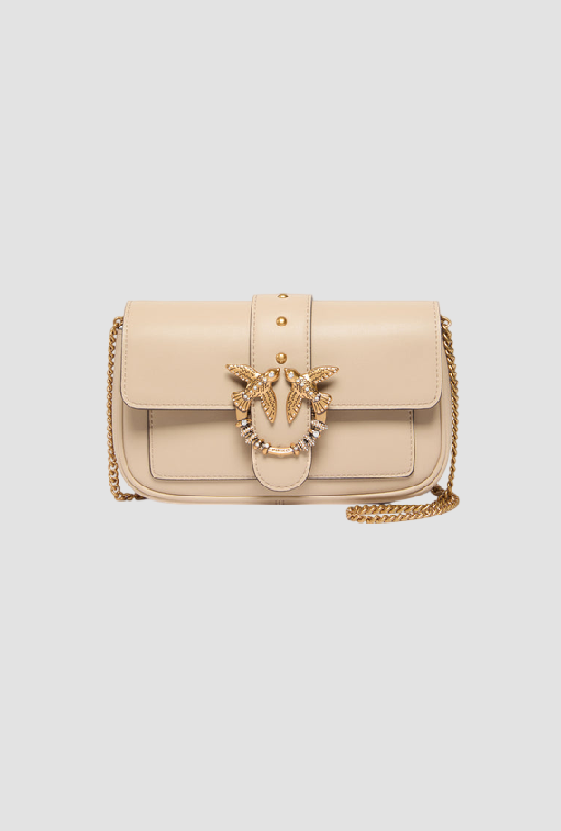 Borsa small Love Bag donna beige 