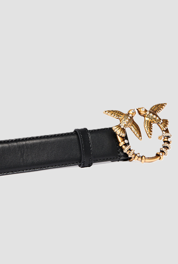 Cintura Love Birds donna nero 