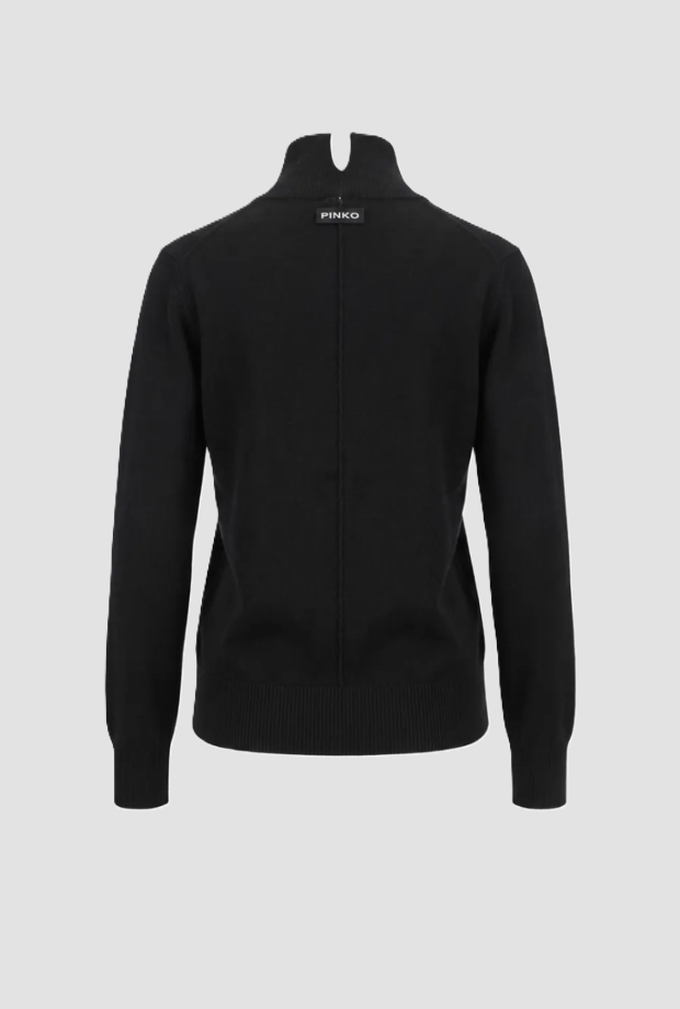 Maglia lupetto donna nero 