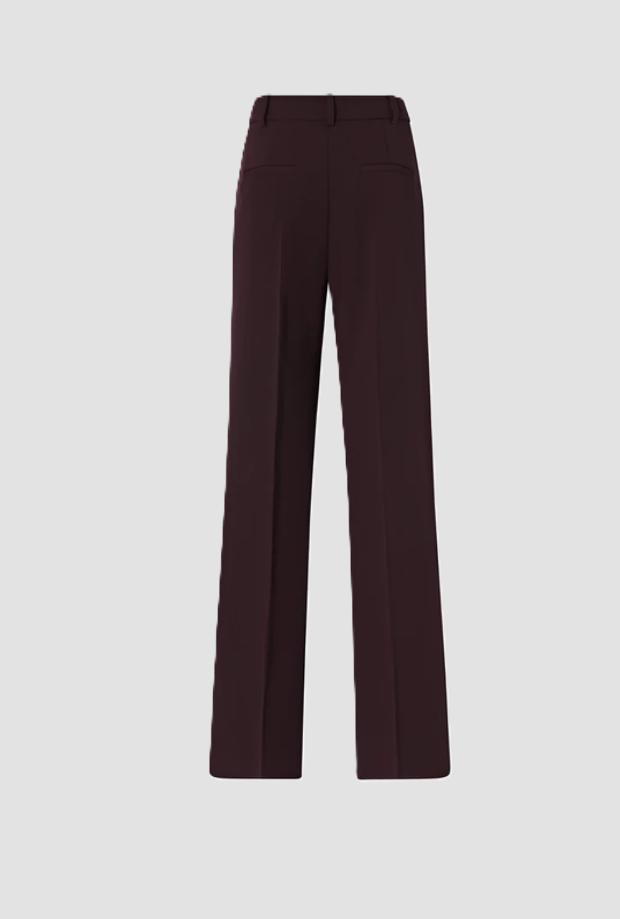 Pantalone a palazzo donna bordeaux scuro 