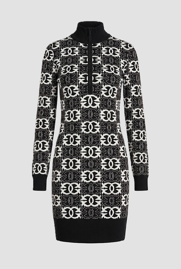 Abito Reims donna nero-bianco 