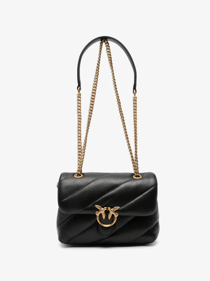 Borsa mini Love Puff da donna nero 