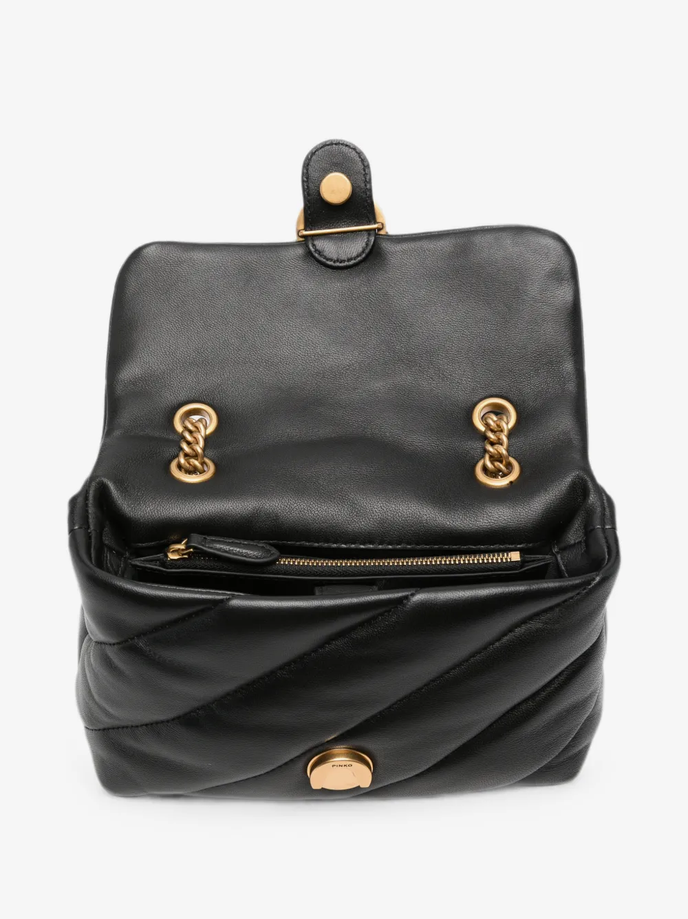 Borsa mini Love Puff da donna nero 