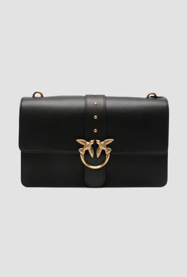 Borsa Love One da donna nero-oro 