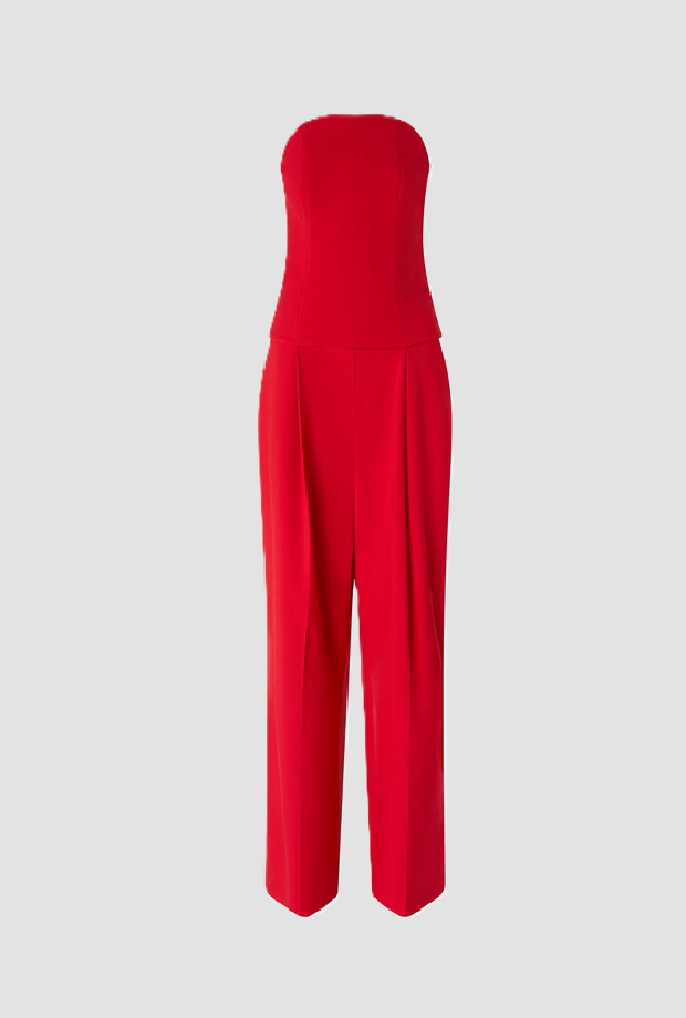Abito all-in-one donna rosso 