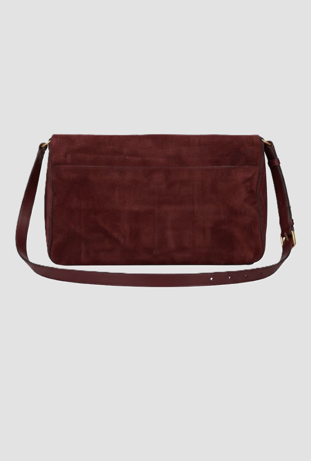 Borsa in camoscio Love Birds donna borgogna 