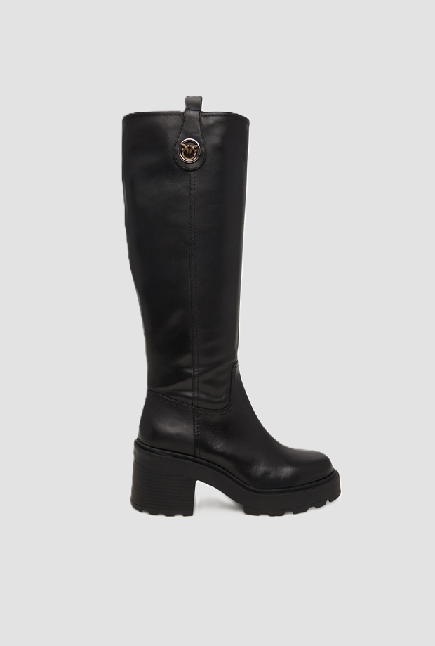 Stivale Altea in pelle donna nero 