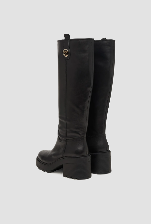 Stivale Altea in pelle donna nero 