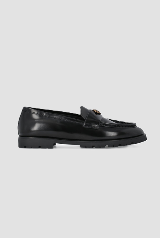 Mocassino Nora in pelle donna nero 