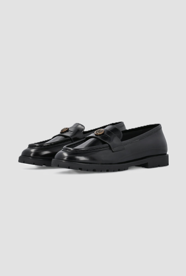 Mocassino Nora in pelle donna nero 