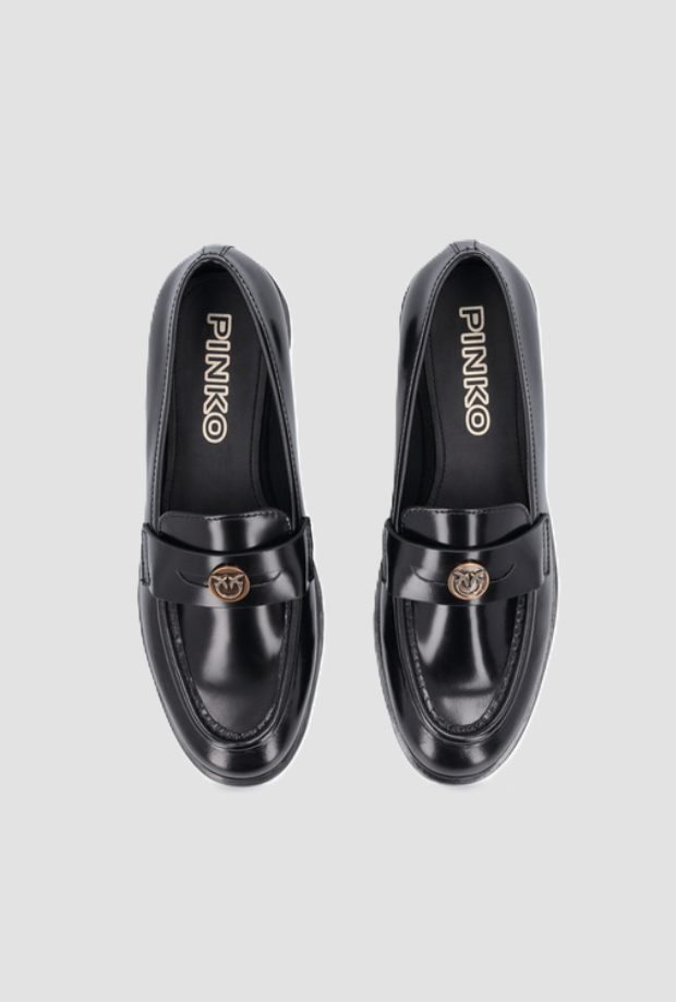 Mocassino Nora in pelle donna nero 
