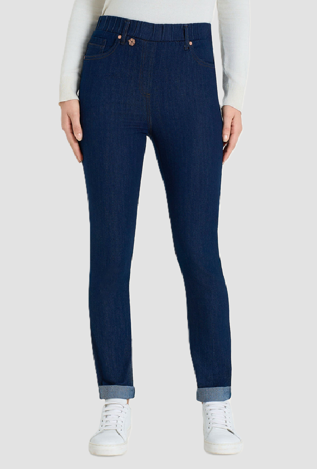 Jeans skinny fit donna blue denim 