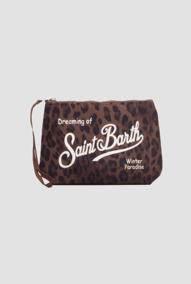 Pochette Aline bambina leopardata scuro 