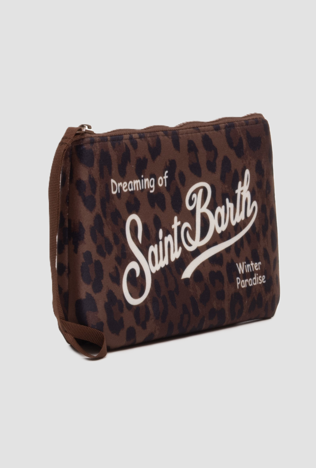 Pochette Aline bambina leopardata scuro 