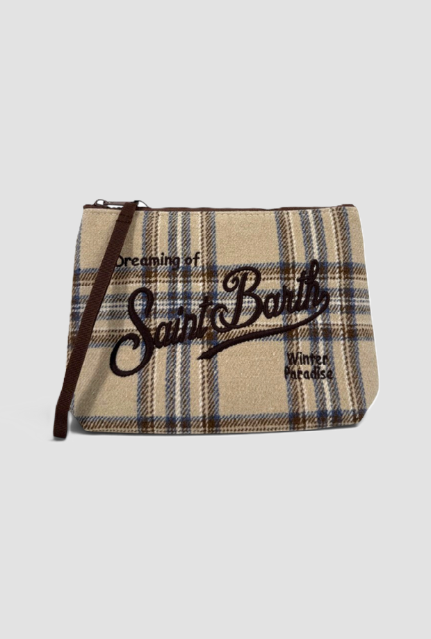 Pochette Aline wool da bambina beige 
