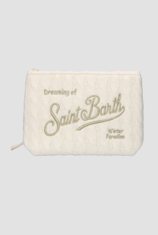 Pochette Aline Tricot da bambina panna 