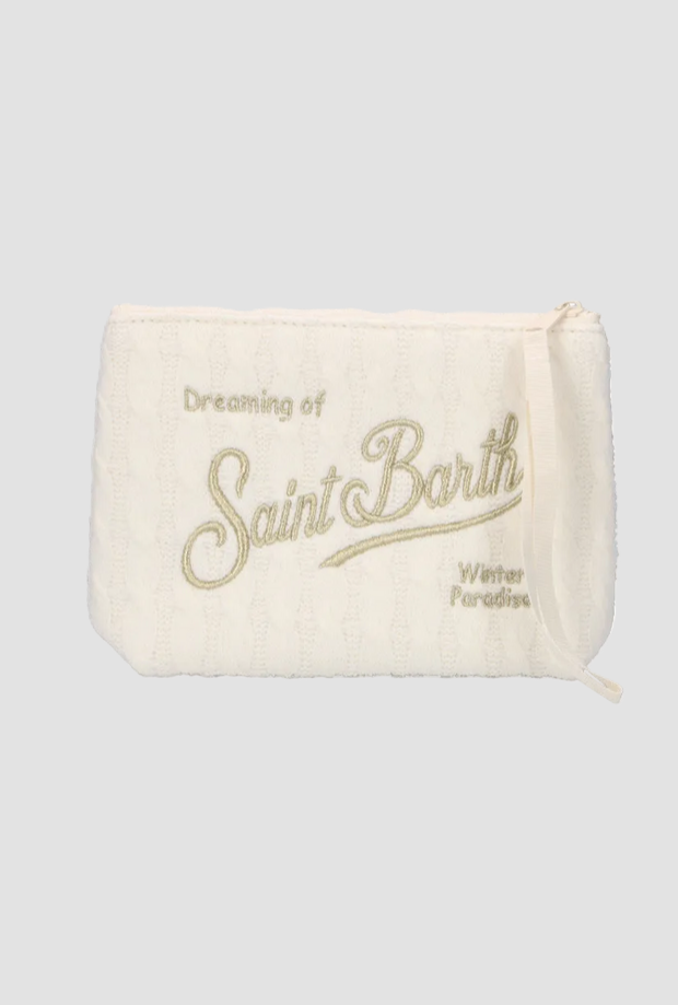 Pochette Aline Tricot da bambina panna 