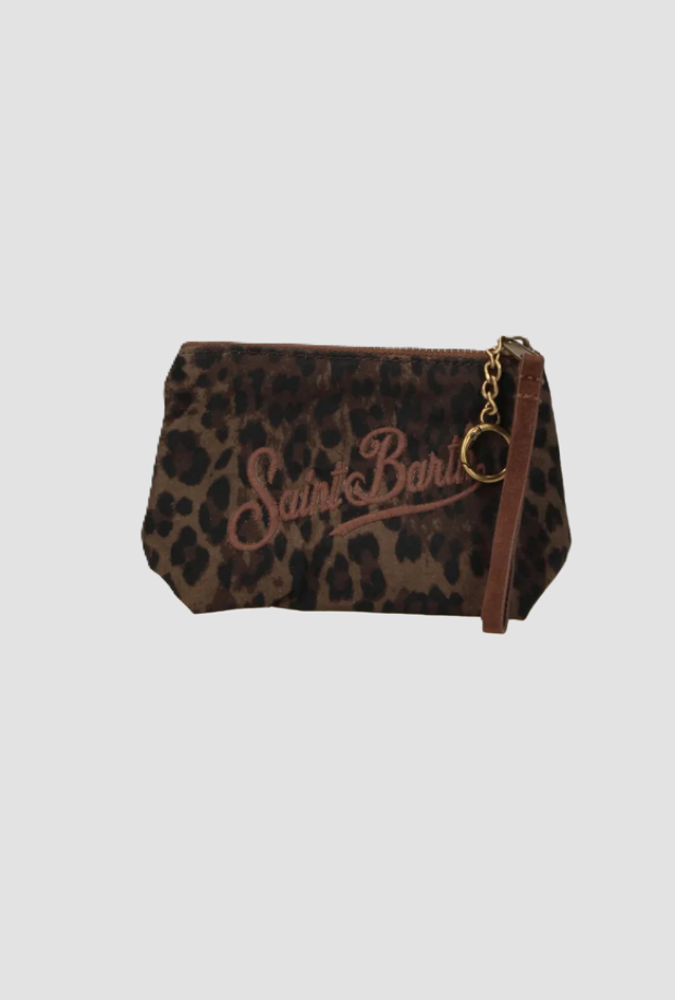 Pochette Aline Mini Wax bambina dark leopard 