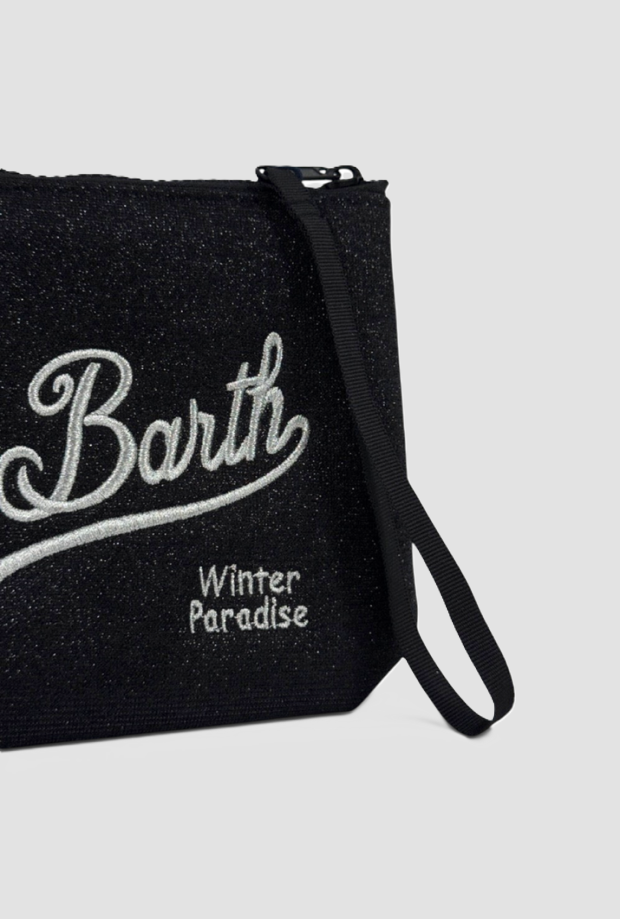 Pochette Aline Mini Lurex bambina nero 