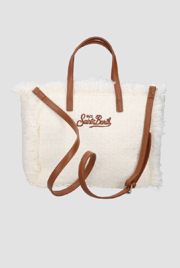 Borsa Colette Tweed bambina panna 