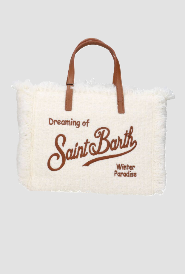 Borsa Colette Tweed bambina panna 