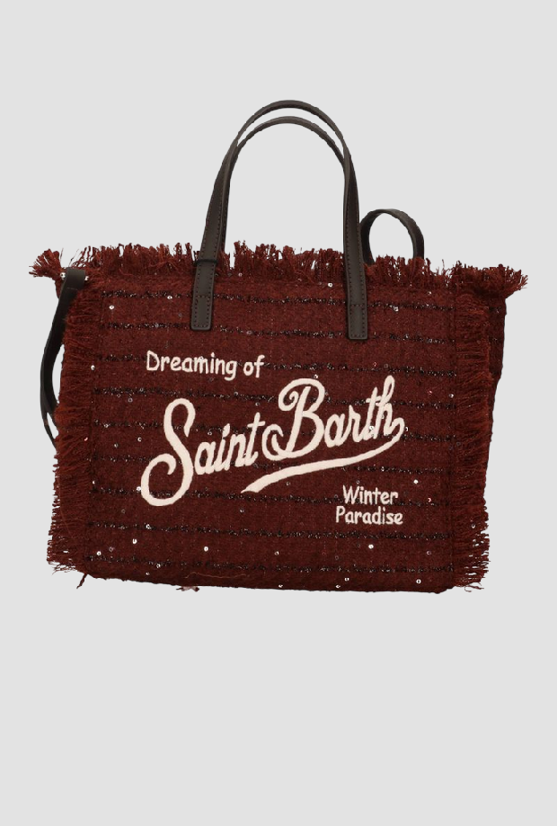 Borsa Colette Tweed da bambina bordeaux 