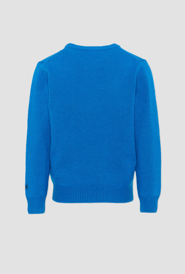 Maglione Douglas con Snoopy da bambino azzurro 