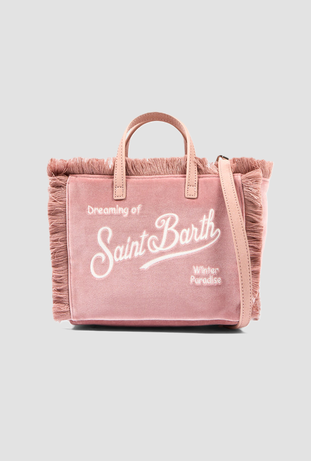 Borsa Vanity Mini Velvet bambina rosa 