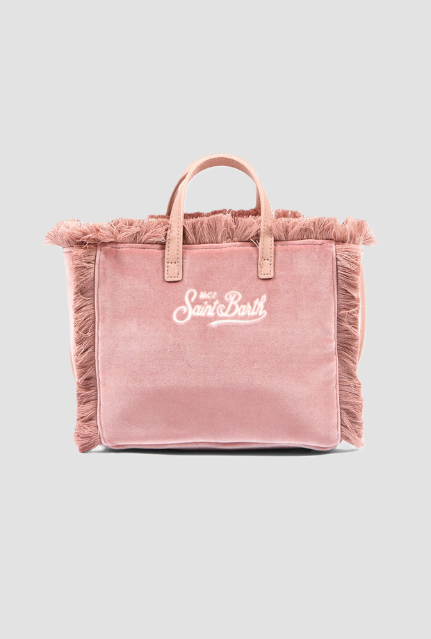 Borsa Vanity Mini Velvet bambina rosa 