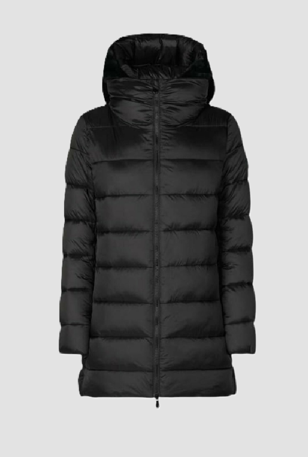Cappotto piumato Matilda donna nero 