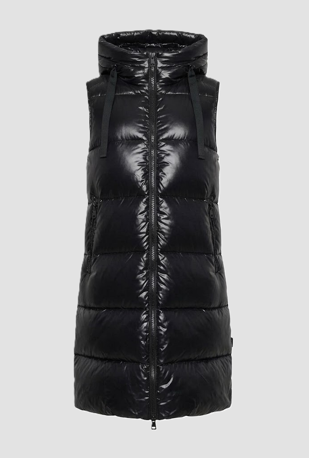 Gilet con cappuccio Iria da donna nero 