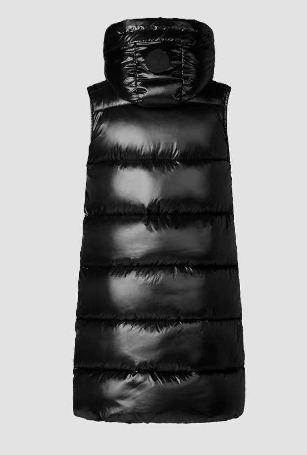 Gilet con cappuccio Iria da donna nero 