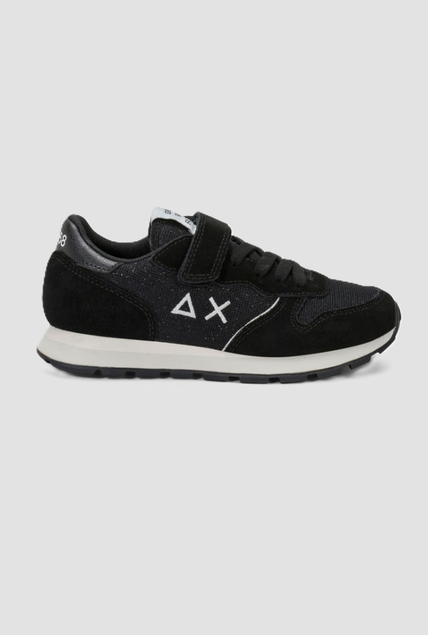 Scarpe Ally Glitter bambina nero 