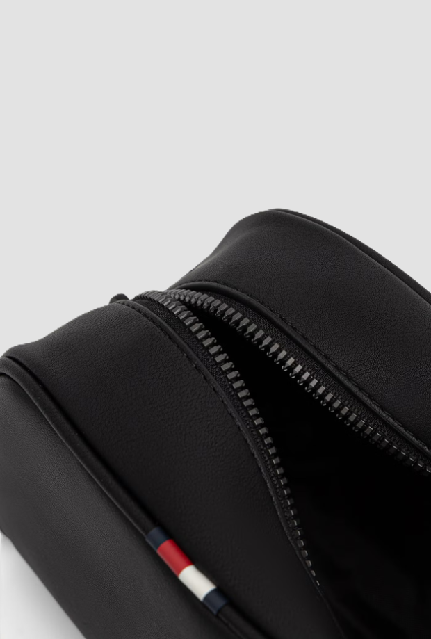 Borsa in eco-pelle da uomo nero 
