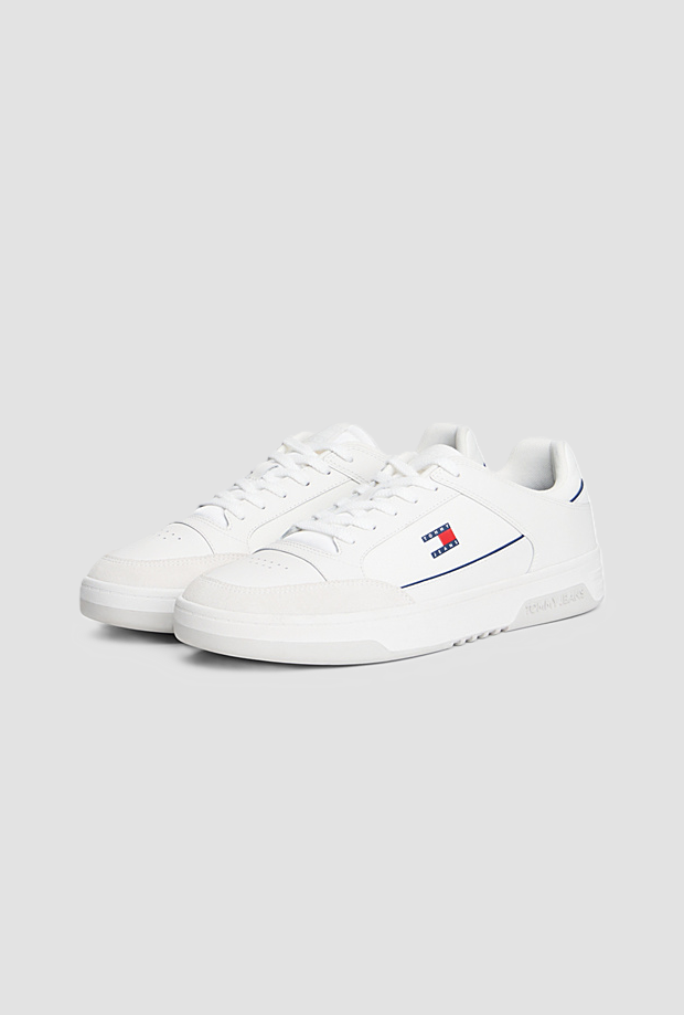 Scarpe basse da uomo bianco 