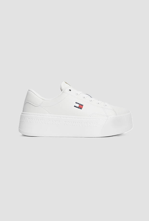 Scarpe con platform da donna bianco 