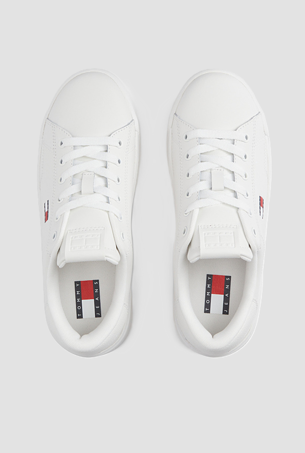 Scarpe con platform da donna bianco 