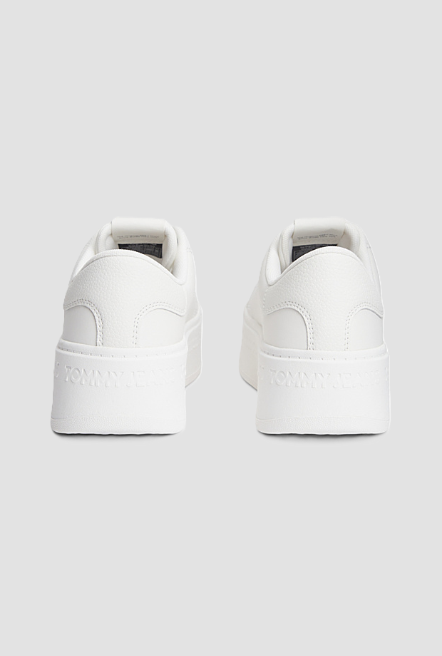 Scarpe con platform da donna bianco 