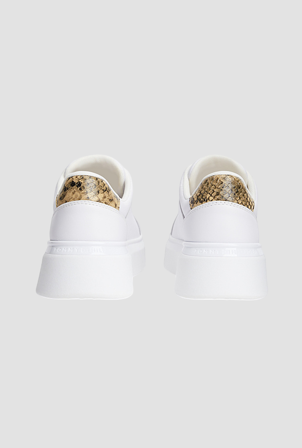 Scarpe con platform da donna bianco 