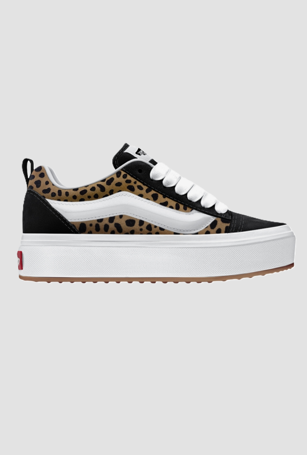 Scarpe Knu Skool Platform donna nero 