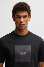 HUGO BOSS Tee Logo Rib 10270342 01001