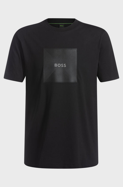 HUGO BOSS Tee Logo Rib 10270342 01001