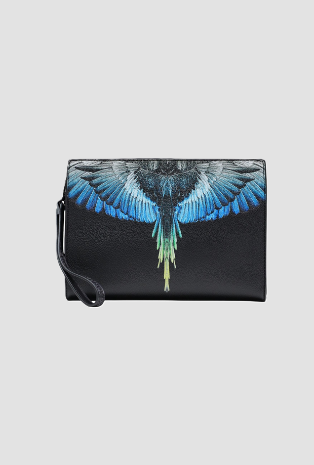 Pochette royal wings unisex nero 