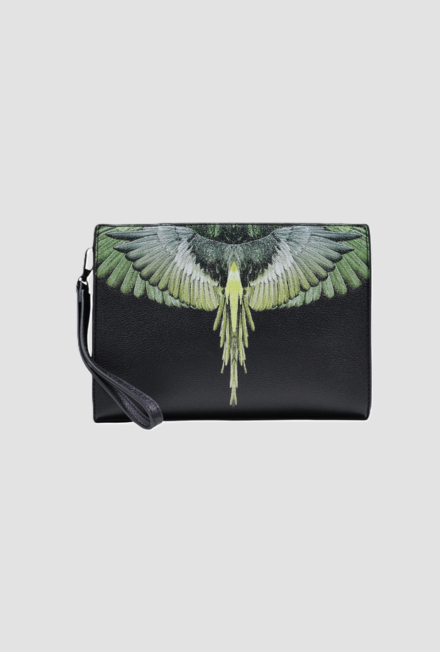 Pochette yellow wings unisex nero 