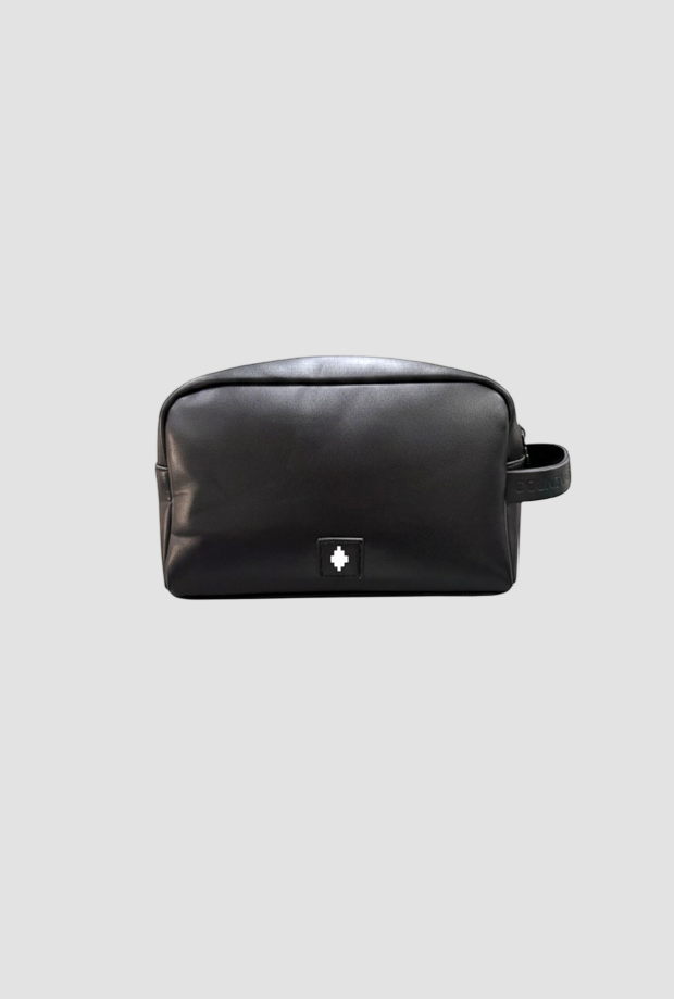 Beauty case yellow wings unisex nero 