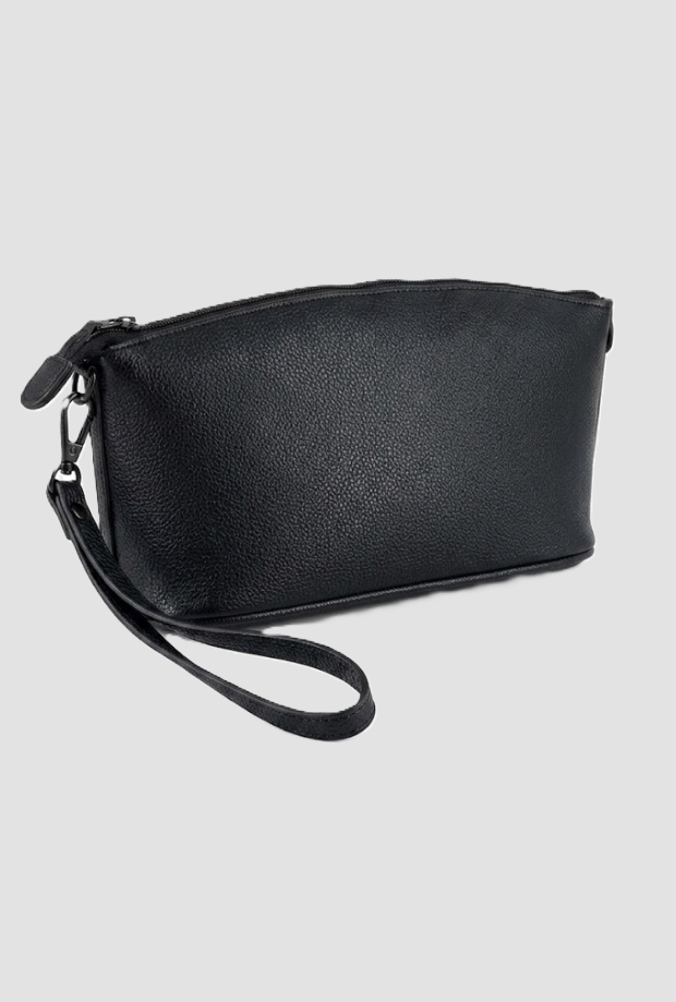 Beauty case leopard wings unisex nero 