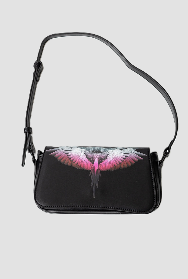 Borsa a tracolla bubble wings donna nero 