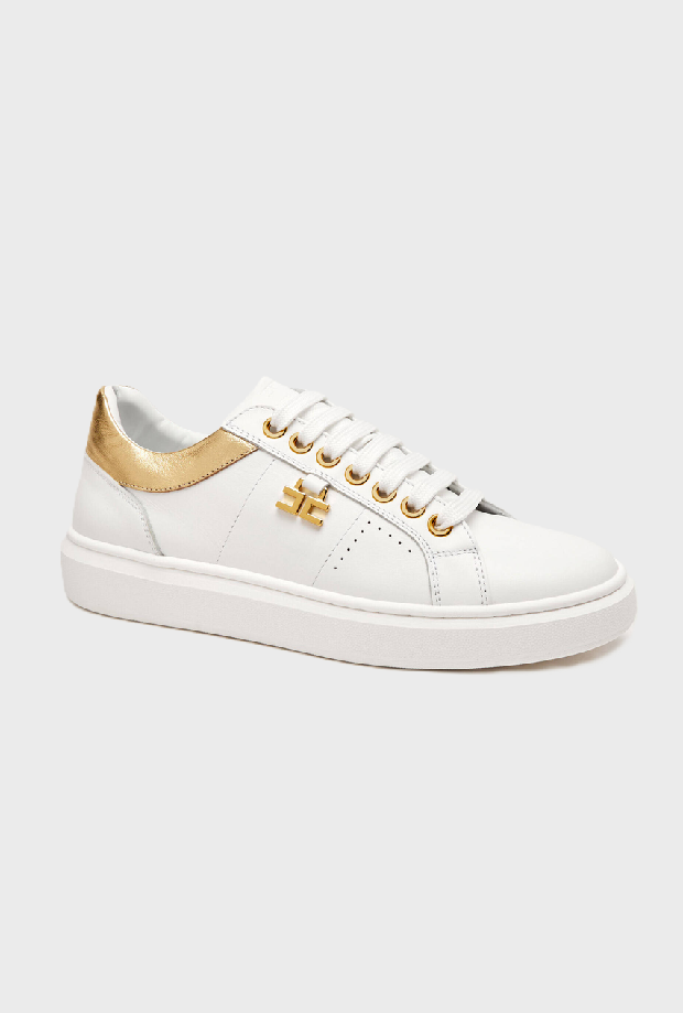 Scarpe bambina avorio-oro 