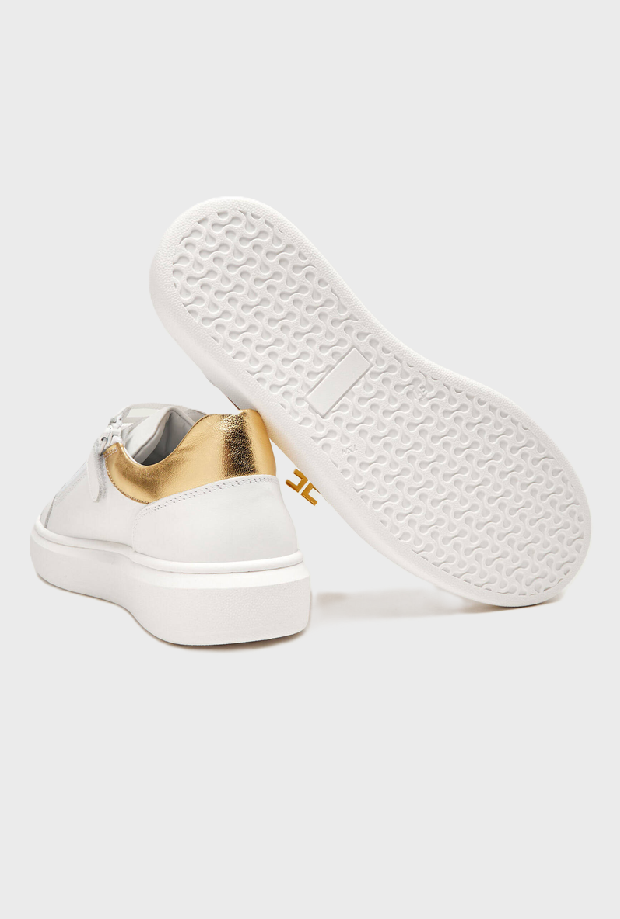 Scarpe bambina avorio-oro 